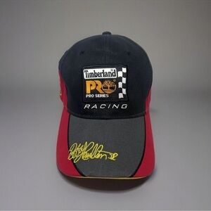 NASCAR Timberland Car Racing Hat 35 cap Bobby Hamilton Team Rensi motorsports